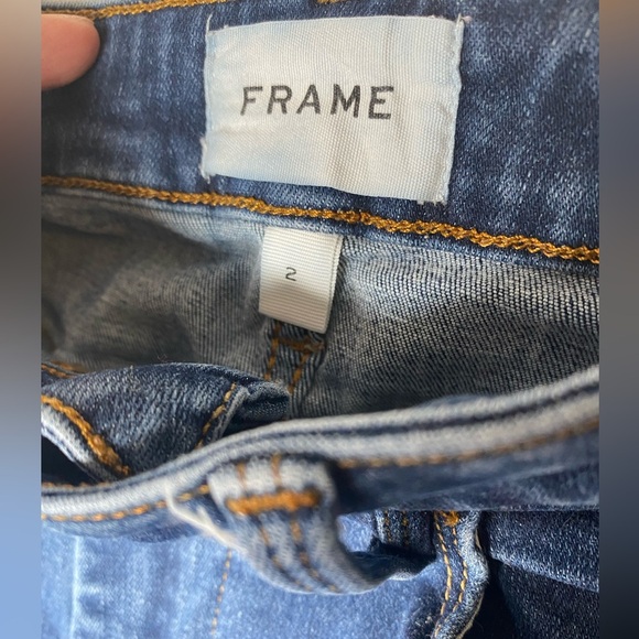 Frame Denim Blue Skinny Jeans - Picture 4 of 6